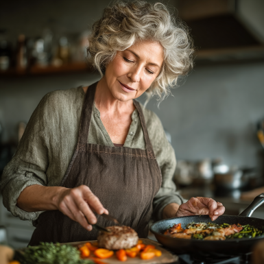 Persoană matură energică și vitală